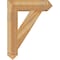 Ekena Millwork Traditional Arts & Crafts Rough Sawn Bracket, Western Red Cedar, 6"W x 26"D x 34"H BKT06X26X34TRA03RWR - alternate 3